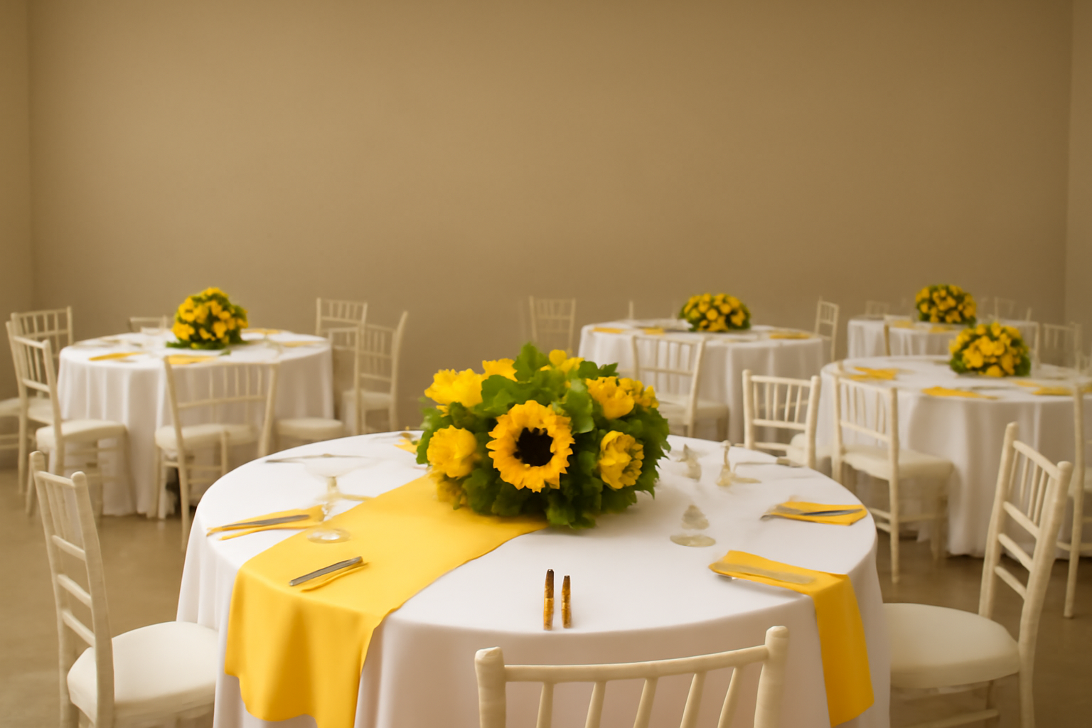 Recepção do casamento